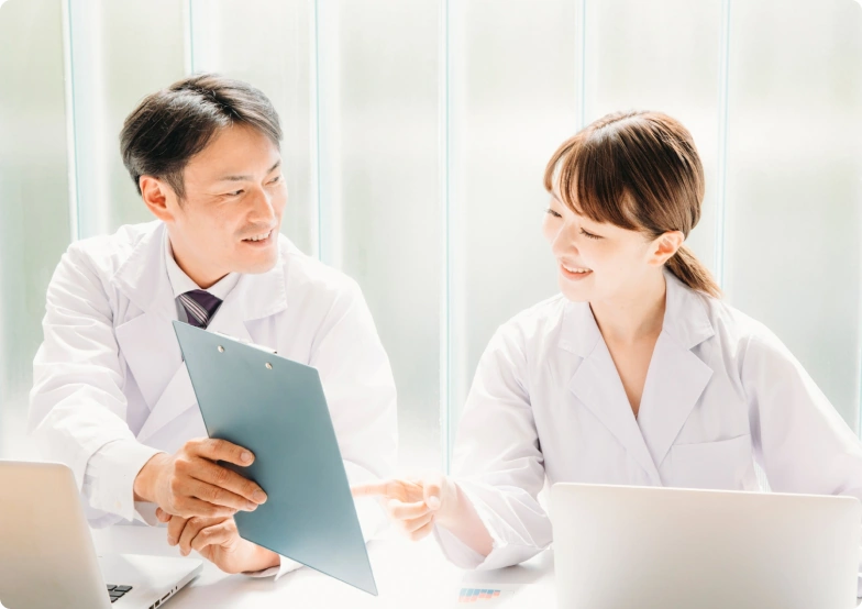 当院の特徴は、管理栄養士の専門性が存分に発揮できる環境が整っていることです。